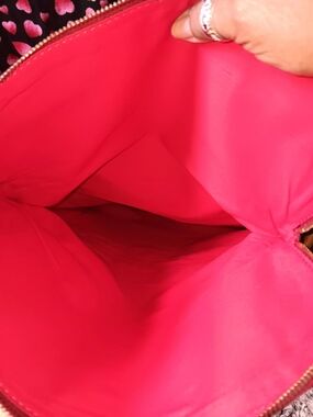 Bright Pink Zip-Top Pouch